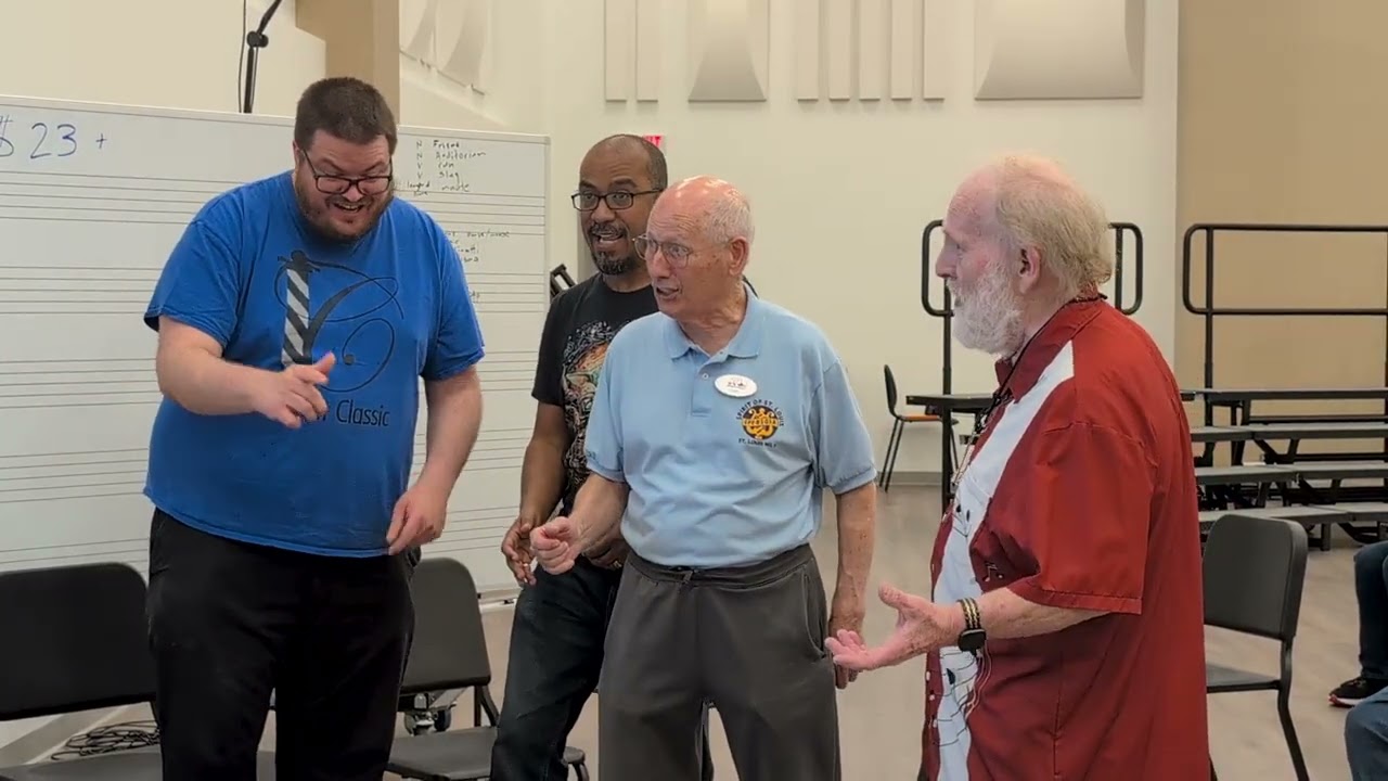 A little fun at the Spirit of St. Louis Chorus Guest Night 3/31/26