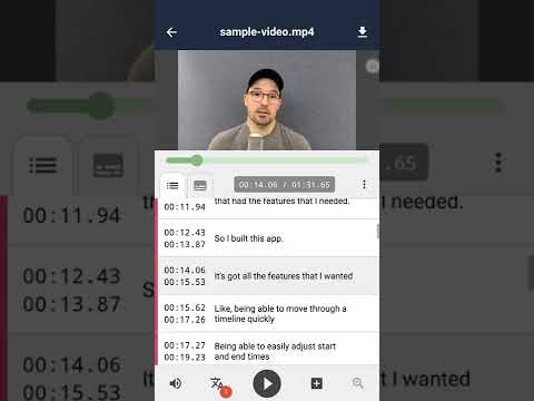 Subtitled Pro: Subtitle Editor Video
