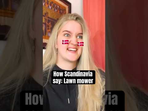 How Scandinavia say Lawn mower 🇩🇰🇸🇪🇳🇴