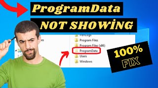 How To Fix : ProgramData Not Showing in C Drive | Windows 10