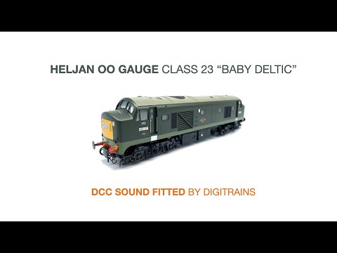 Heljan OO Gauge Class 23 "Baby Deltic" DCC Sound Fitted By Digitrains