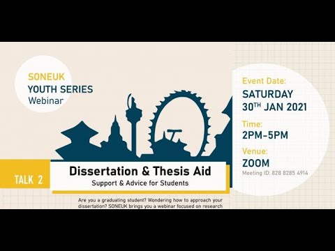 SONEUK Youth Talk 2: Dissertation & Thesis Aid
