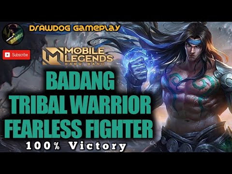 Badang the Tribal Warrior | Fearless Fighter | Mobile Legends Bang Bang Gameplay | MVP