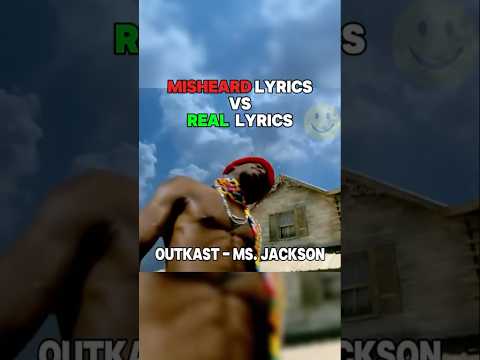 Misheard Lyrics VS Real Lyrics: Outkast - Ms. Jackson #lyrics #music #misheardlyrics #ifunny