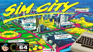 SIMCITY – Commodore 64 (1989) | Pioneer City-Builder Squeeze in 64K