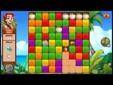 Lost Island Blast Adventure Level 1347 - NO BOOSTERS 🏝️ | SKILLGAMING ✔️