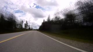preview picture of video '2012-08-04a Takakumpu (fi) - Ruka (fi) E63 road 5 full speed'