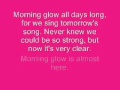 Michael Jackson Morning Glow