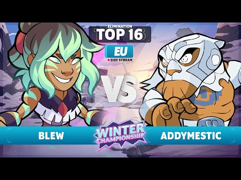 Blew vs. Addymestic - Elimination Top 16 - EU - Brawlhalla Winter Championship 2023