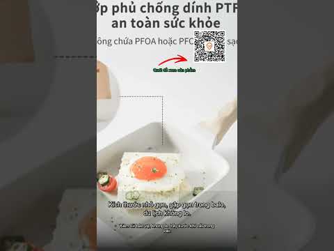 INSSA [BH 1 Năm] Chảo vuông Chảo chống dính đáy chiên trứng 18cm phong cách Nhật Bản cuộn Chảo ăn s…