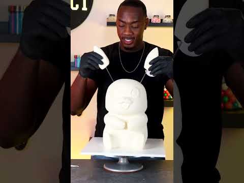 Making a Pikachu cake #shorts