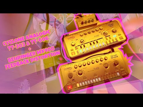Behringer Distortion ACID with TT-303 & TT-606 #TTNM