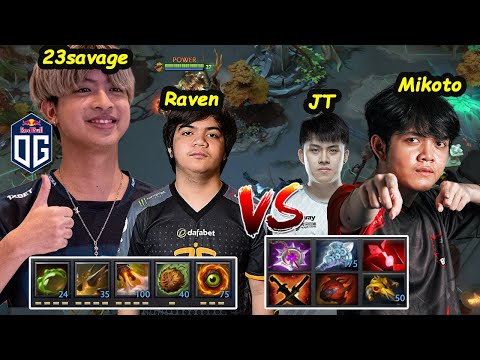 OG.23savage Raven vs Mikoto JT SERVER SEA PUB BATTLE GOOD OLD DAY Dota 2