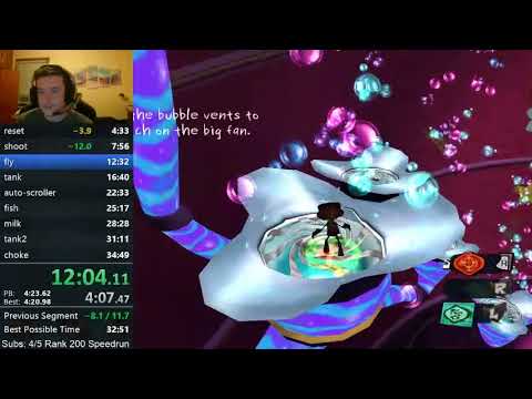 Psychonauts Any% Speedrun in 33:29
