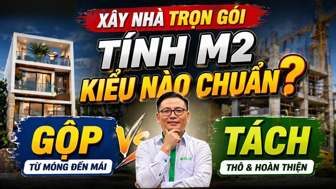 Xây Nhà Trọn Gói Theo M2: Tính Trên Diện Tích Nào Là Chuẩn Nhất?