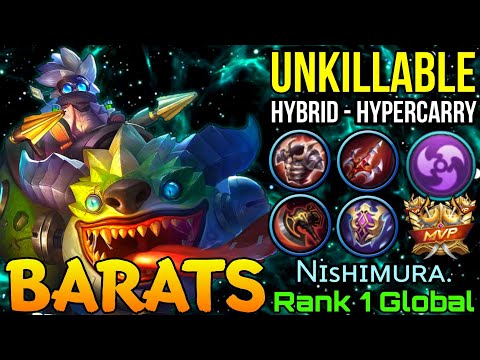You Can't Stop Me! Barats Unkillable Build! - Top 1 Global Barats by Nɪsʜɪᴍᴜʀᴀ. - Mobile Legends