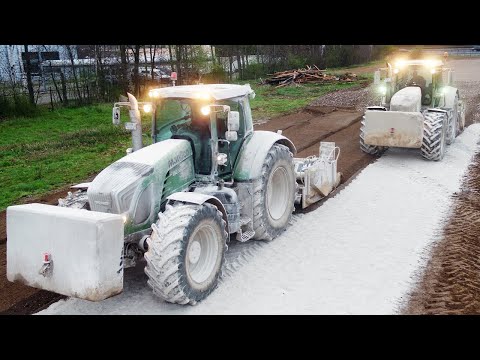 Maaßen Erd- und Tiefbau Teil 3 - Action auf der Baustelle in 4K (Bagger + Traktoren)