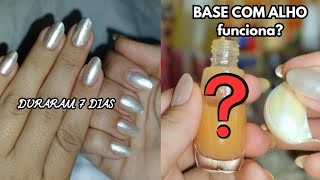 Minhas Unhas Duraram 7 Dias! A VERDADE sobre a Base com Alho 💅✨