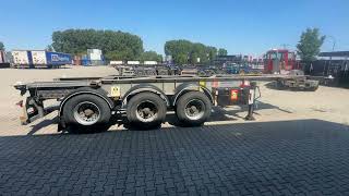 Semi-remorque porte-conteneurs Van Hool 3-ASSIGE OPLEGGER 20FT/30FT ADR CHASSIS / galvanized / BPW DRUM | Image 4 - Autoline