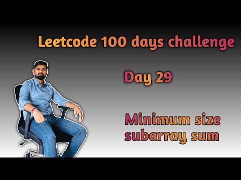 Leetcode 209 Minimum Size Subarray Sum Java Solution And Explanation