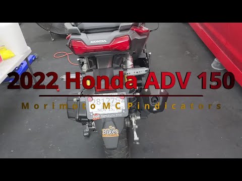 2022 Honda ADV150 with Morimoto MC Pindicators