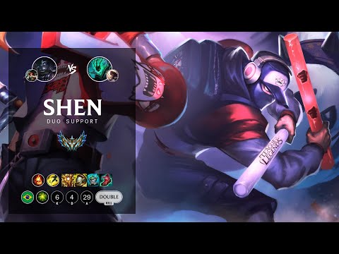 Shen Support vs Thresh - BR Challenger Patch 12.6