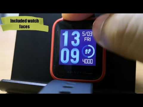 Xiaomi Amazfit Bip Interface and Menus