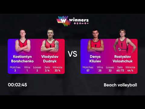 03:25 A. Yermakov / I. Ivanov - A. Holubenko / O. Bilyk 09.08.2022 | Winners Beach Volleyball