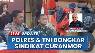 Sindikat Pencurian Motor di Lhokseumawe Terbongkar, 7 Pelaku Ditangkap, Polisi Amankan Barang Bukti