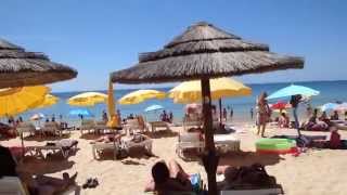 preview picture of video 'Praia da Oura beach / Portugal 1'