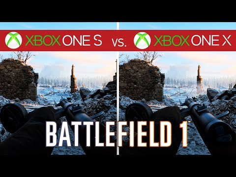 Battlefield 1 Comparison - Xbox One S vs. Xbox One X
