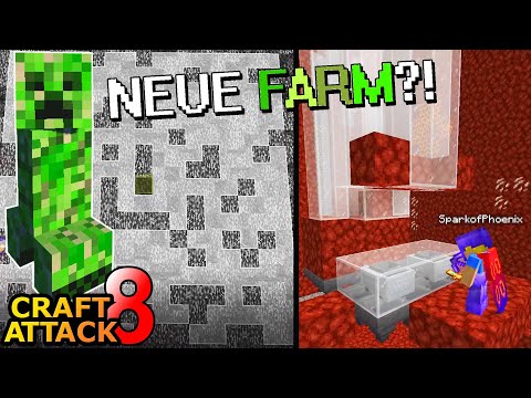 Es geht los! 75.000 Gunpowder pro Stunde Creeper Farm! - Minecraft Craft Attack 8 #190