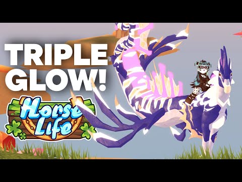 My process of breeding a TRIPLE GLOW Hippocampus! Roblox Horse Life