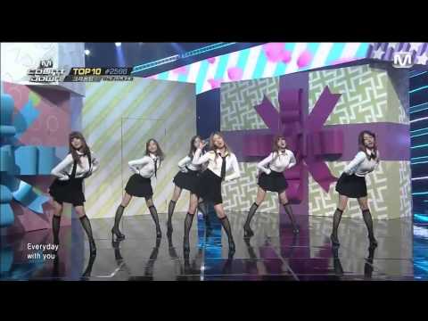[HD] 140410 APink - So Long + Mr  Chu @ M! Countdown Comeback Stage
