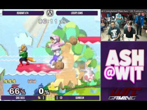 GHQ | Kels (Fox) vs Quindelin (Ice Climbers) - ASH@WIT #74 Melee Loser's Semis