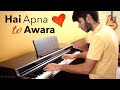 Hai Apna Dil To Awara Hemant Kumar Piano Cover Rishabh Syal