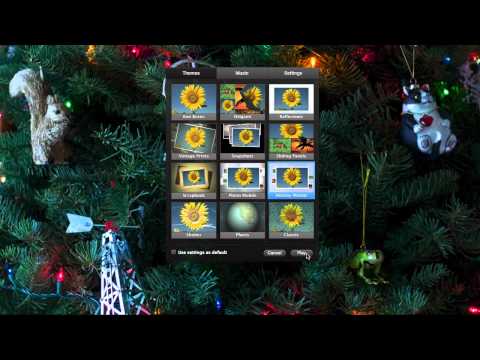How To Create An Iphoto Holiday Slideshow