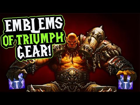 Unlock BiS GEAR with Emblems of Triumph  - Wotlk phase 3