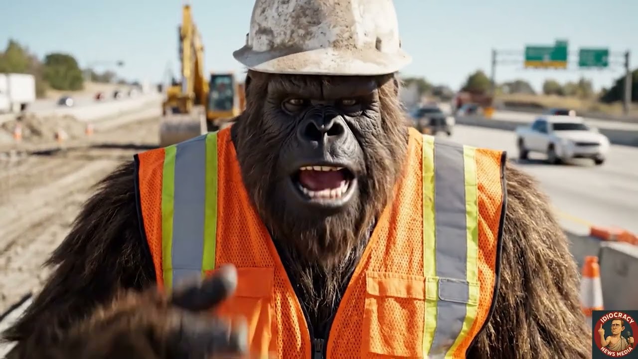 Bigfoot Loses It on the Road Crew