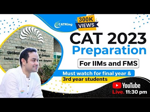 CAT 2023 - How to start your CAT exam Preparation | CAT Notification | CAT Books | Mocks | Material