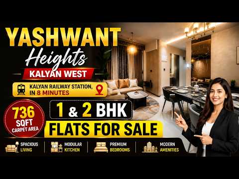 Yashwant Heights Kalyan | Spacious Flats Near Shivaji Chowk — video