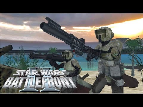 Star Wars Battlefront II Mods - Kashyyyk: Beach Assault - Clone Wars Gameplay (DEMO)