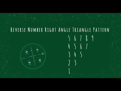 59 Number Right Angle Triangle Pattern Without Any Pre Defined Method Using While Loop In Python