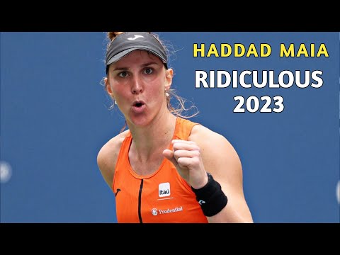Beatriz Haddad Maia The Only Brazilian Tennis Player - Ridiculous Shots 2023