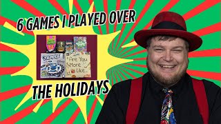 Six Games I Played Over The Holidays - with Tom Vasel