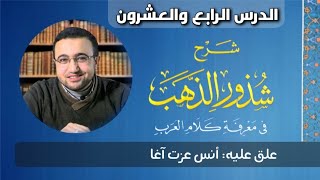 صورة المجلس الرابع والعشرون من شرح شذور الذهب - أنس عزت آغا
