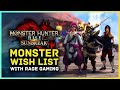 Monster Hunter Rise Sunbreak - Upcoming New Monsters We'd Like to See w/ @RageGamingVideos
