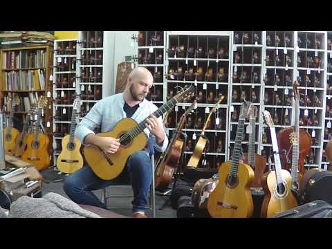 1963 Hermann Hauser II Number 734 Classical Guitar Sebastian Quintero Bach 995, Lauro, Scarlatti