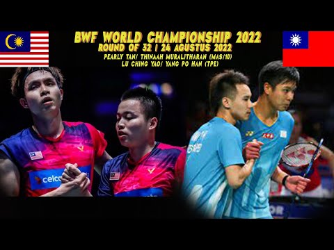 BWC 2022 –  AARON CHIA/ SOH WOOI YIK (MALAYSIA/6) VS LU CHING YAO/ YANG PO HAN (TAIPEI)  BWF WORLD