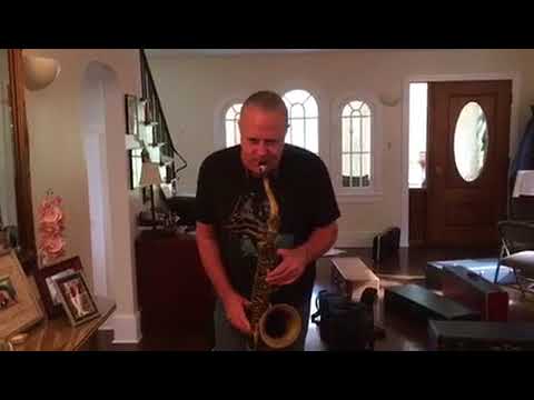 Doug Webb BURNING IT UP on rhythm changes on the 10MFAN “The Classic”  tenor sax  mouthpiece